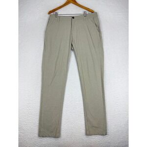 Linksoul Pants Mens 34x30 Boardwalker Performance Stretch Golf City Beige